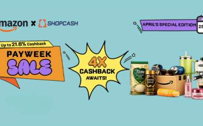 Highest Amazon in Saudi Arabia is provided by ShopCash in Saudi Arabia with up to 21.6% during Pay Week in April 2026.