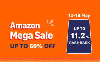 What is the Highest Amazon Cashback in Egypt in Amazon Mega Sale? Highest cashback for Amazon is 11.2% provided by ShopCash Egypt in Amazon Mega Sale