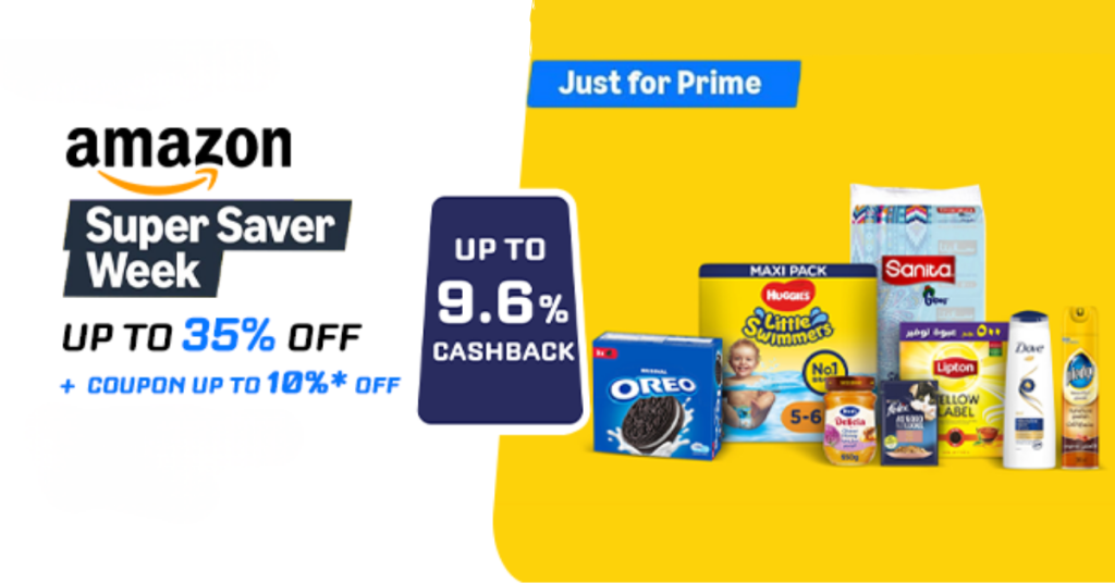 Highest cashback in Amazon in Egypt during Super Saver Week