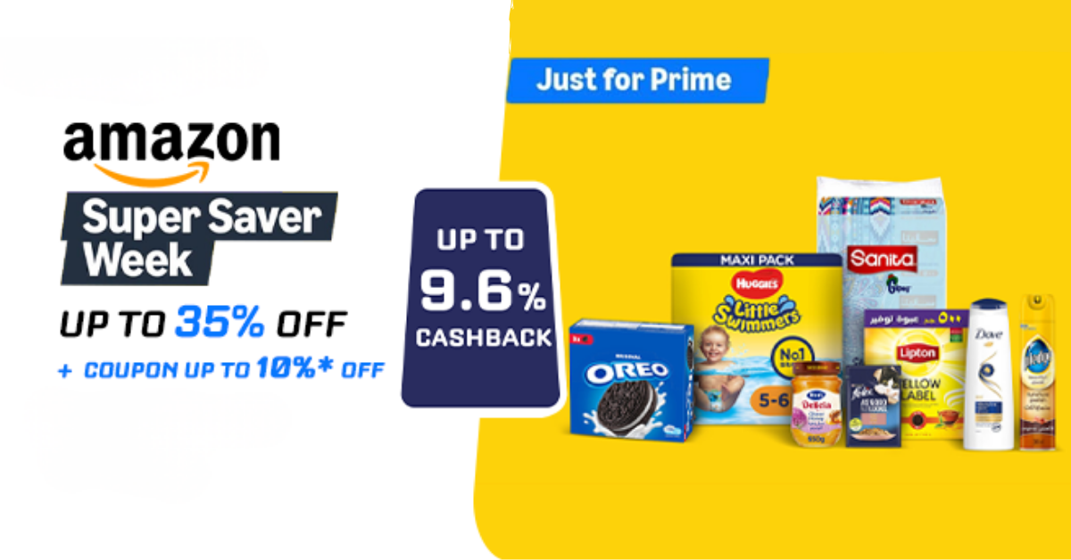 Highest cashback in Amazon in Egypt during Super Saver Week