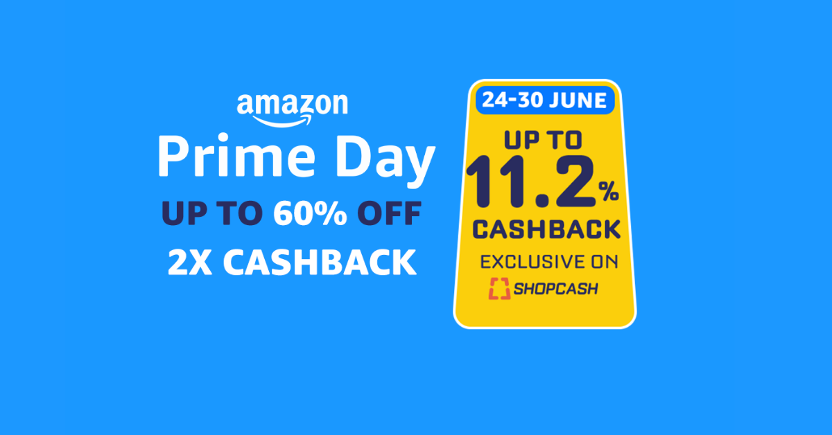 Highest cashback for Amazon in Prime Day Sale is up to 11.2% in EG