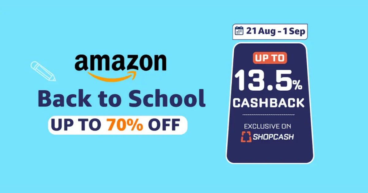 Highest cashback in the UAE and Duabi for Amazon.ae is 13.5% provided by ShopCash UAE